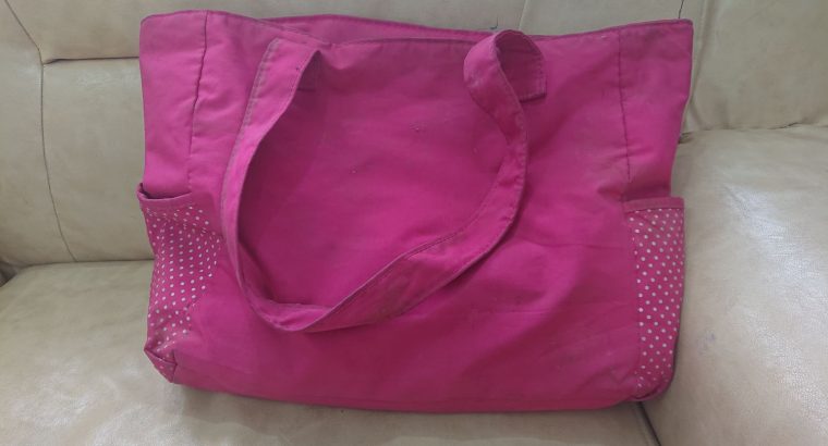 Pink ladies purse / bag cloth